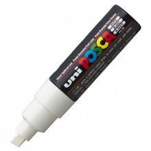 Marqueur indélébile blanc pointe moyenne