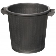 Poubelle chantier couleur noire capacité 80 litres