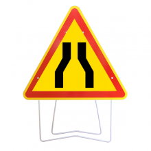 Panneau de signalisation chaussée rétrécie longueur 700mm - AK3 