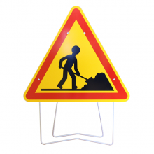 Panneau de signalisation chantier temporaire longueur 1000mm - AK5 - Travaux